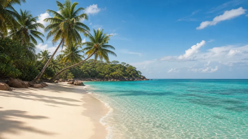 Bãi biển cát trắng nước trong Phú Quốc