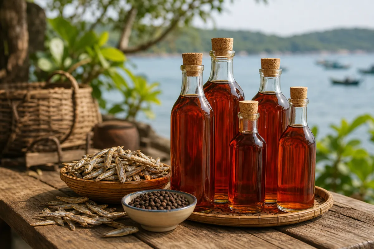 Đặc sản nước mắm và tiêu Phú Quốc làm quà