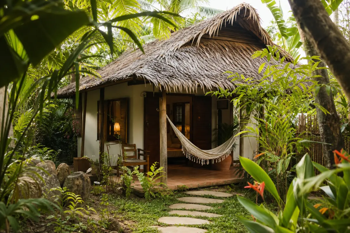 Homestay vườn xanh mát Phú Quốc